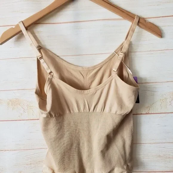HeyShape Stretchy Snatched Thong Shapewear Bodysuit Neutral Nude Beige XXXL
